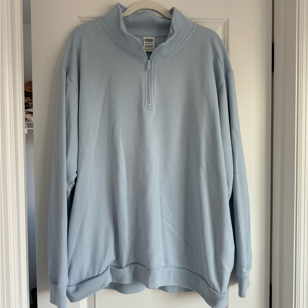 PINK light blue sweatshirt size XXL